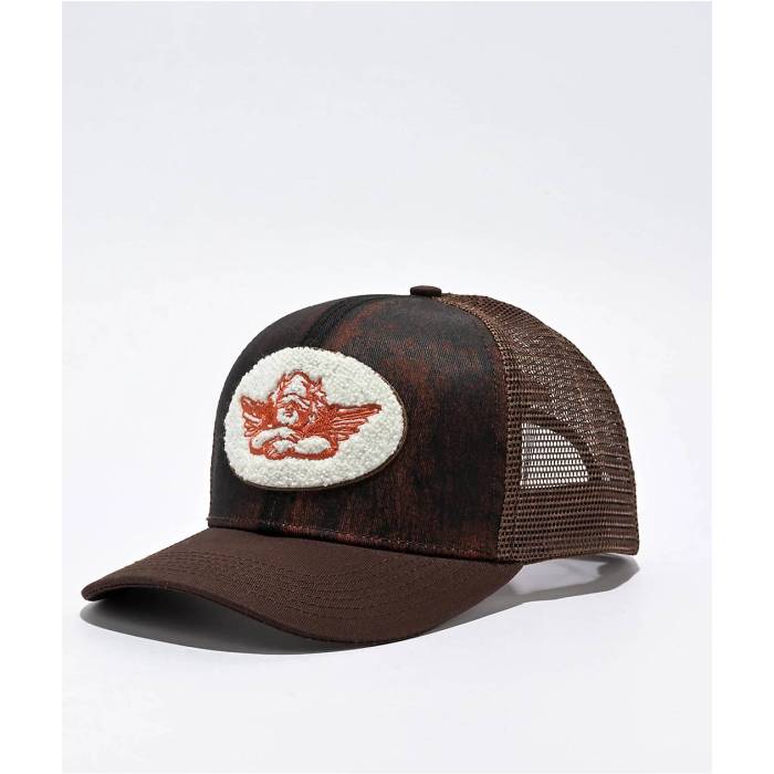 Boys Lie 【 Up In Flames Trucker Hat Men's Brown 】 フレームス トラッカー メンズ 茶色 ブラウン