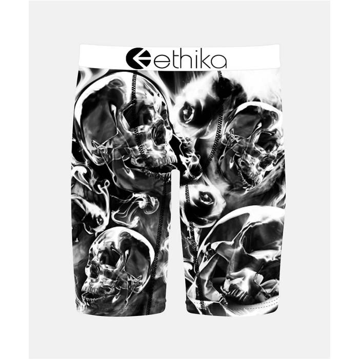 エシカ Ethika 【 Kids Perish Petal Boxer Briefs Kids\u0027 Black 】 黒いこと 黒いこと