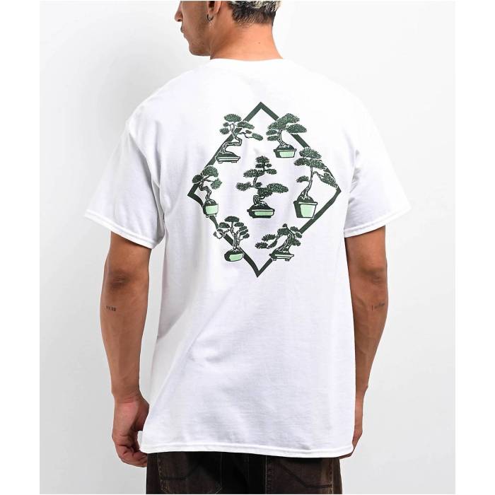 Dravus 【 Bonsais White T-Shirt Men\u0027s White 】 白いこと 白いこと プルオーバー メンズ 白いこと 白いこと