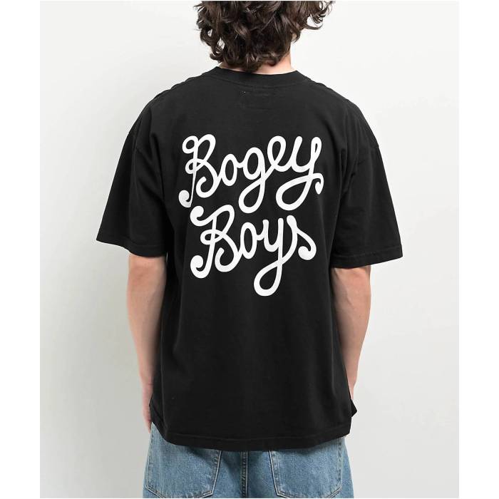 Bogey Boys 【 Essential Black T-Shirt Men\u0027s Black 】 黒いこと 黒いこと プルオーバー メンズ 黒いこと 黒いこと
