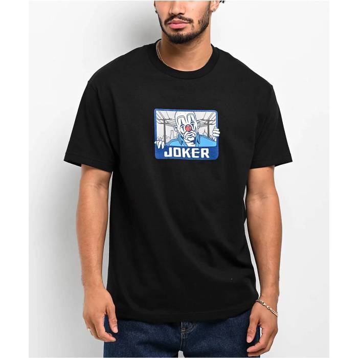 【★百貨店SALE★6/11真夜中2時迄】Joker 【 Out The Streets Black T-Shirt Men\u0027s Black 】 黒いこと 黒いこと ティーシャツ メンズ 黒いこと 黒いこと