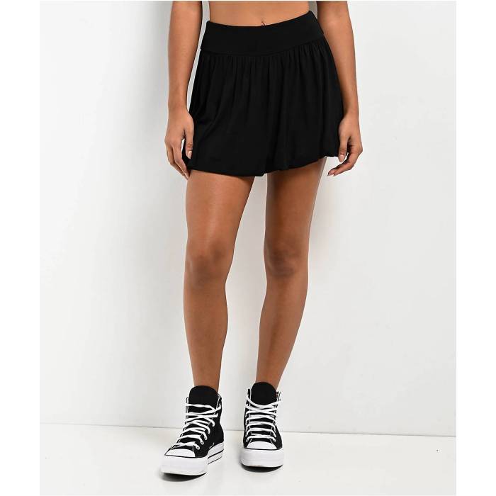 Spicychix 【 Black Bubble Skirt Women\u0027s Black 】 黒いこと 黒いこと 砂上の楼閣 レディース 黒いこと 黒いこと ボトムス-レディースファッション-スカート