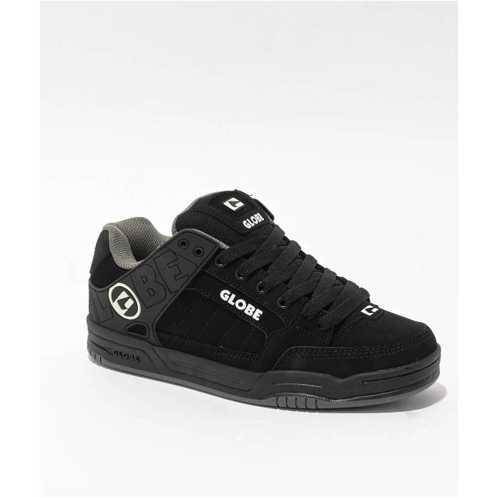 【★百貨店SALE★6/11真夜中2時迄】地球儀 Globe 【 Tilt Black Skate Shoes Men\u0027s Black 】 黒いこと 黒いこと Skate 滑る シューズ 運動すること靴 メンズ 黒いこと 黒いこと