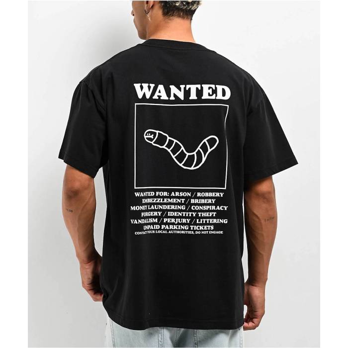 【★百貨店SALE★6/11十二時2時迄】A.lab 【 Wanted Worm Black T-Shirt Men\u0027s Black 】 黒いこと 黒いこと プルオーバー メンズ 黒いこと 黒いこと