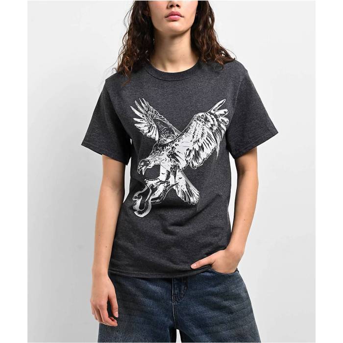 【★百貨店SALE★6/11十二時2時迄】Ninth Hall 【 Prey Charcoal T-Shirt Women\u0027s Black 】 濃灰色 プルオーバー レディース 黒いこと 黒いこと