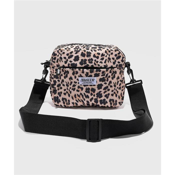 Broken Promises 【 Leopard Crossbody Bag Women's Multicolor 】 ヒョウ柄 レオパード バッグ レディース