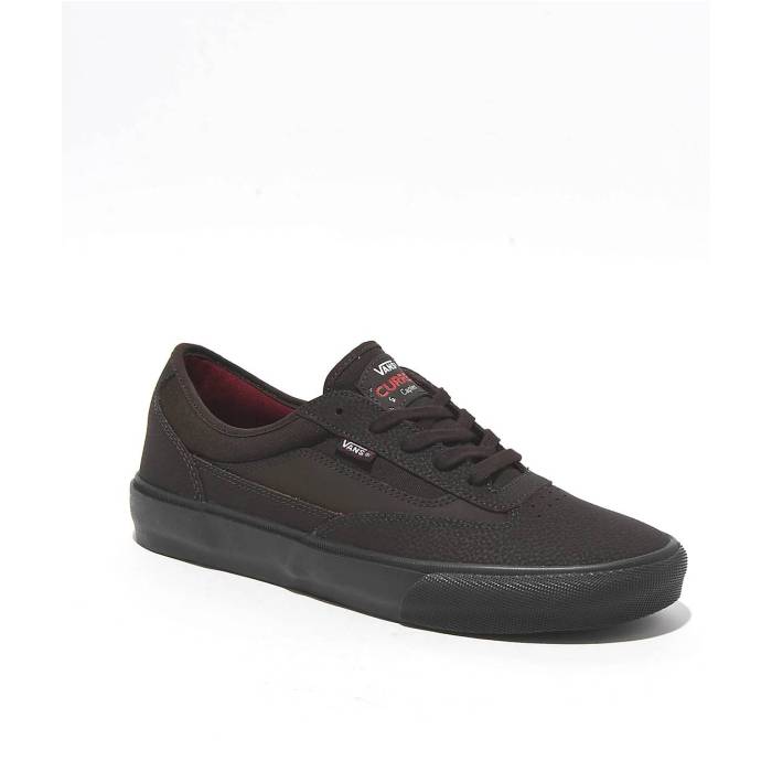 【★百貨店SALE★6/11真夜中2時迄】ヴァンズ Vans 【 Skate Curren Caples Dark Brown Skate Shoes Men\u0027s Dark Brown 】 Skate 滑る 赤銅色 赤銅色 シューズ 運動すること靴 メンズ 赤銅色 赤銅色