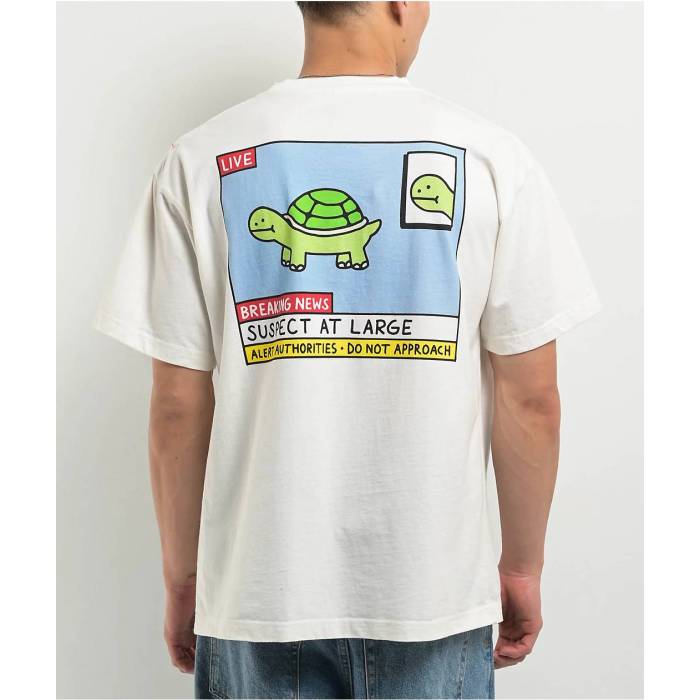 A.lab 【 Breaking News White T-Shirt Men's White 】 白色 ホワイト Tシャツ メンズ 白色 ホワイト