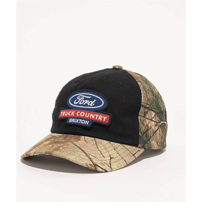 【★百貨店SALE★6/11真夜中2時迄】ブリクス米トン Brixton 【 X Ford Truck Country Camo Snapback Hat Men\u0027s Dark Green 】 カントリー 合鴨柄 Snapback スナップバック 御徒面子 メンズ green 緑・緑であること