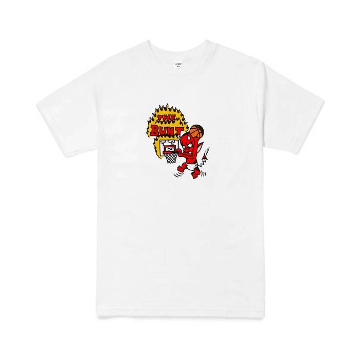 【★百貨店SALE★6/11真夜中2時迄】The Bunt 【 Devil White T-Shirt Men\u0027s White 】 白いこと 白いこと ティーシャツ メンズ 白いこと 白いこと