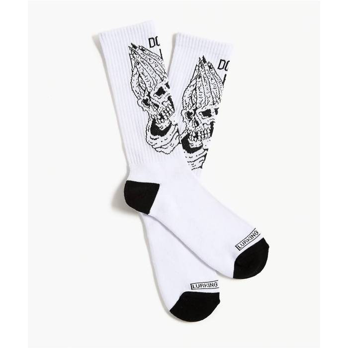 Lurking Class By Sketchy Tank 【 Don't Pray For Me White Crew Socks Men's White 】 白色 ホワイト クルー ソックス・靴下 メンズ 白色 ホワイト｜スニケス