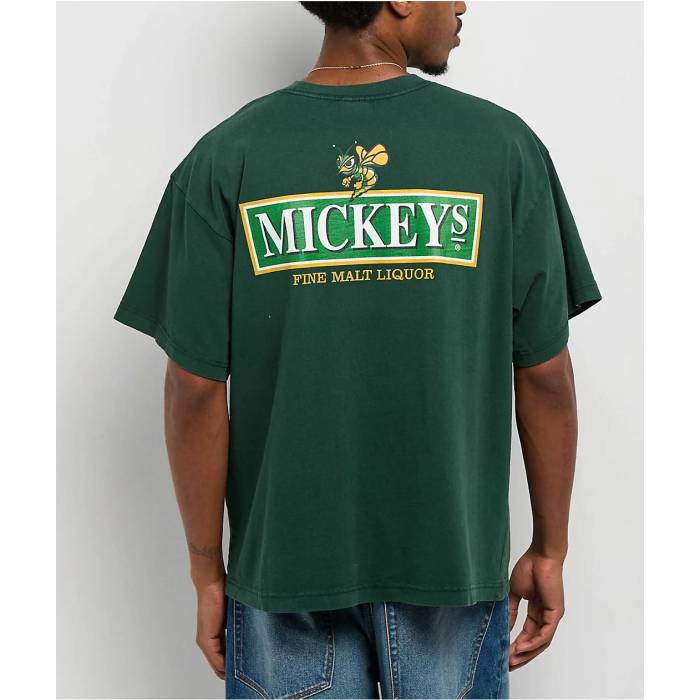 【★百貨店SALE★6/11十二時2時迄】Coors 【 Mickey\u0027s Malt Dark Green T-Shirt Men\u0027s Dark Green 】 green 緑・緑であること プルオーバー メンズ green 緑・緑であること
