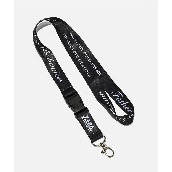 【★百貨店SALE★6/11真夜中2時迄】Tara Yummy 【 Fatherless Behavior Black Lanyard Women\u0027s Black 】 黒いこと 黒いこと レディース 黒いこと 黒いこと