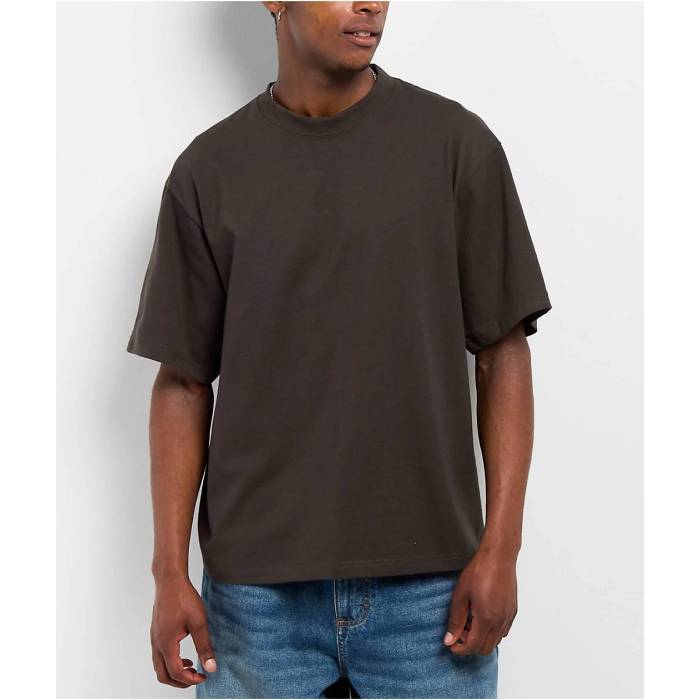 Shaka Wear 【 Max Heavyweight Off Black Crop T-Shirt Men\u0027s Charcoal 】 マックス 黒いこと 黒いこと Crop クロップ プルオーバー メンズ 濃灰色