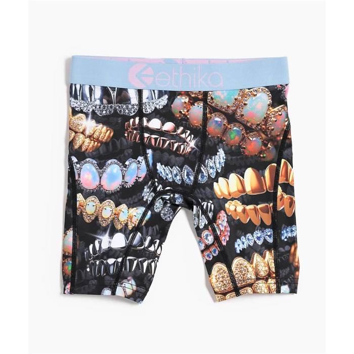 【★百貨店SALE★6/11真夜中2時迄】エシカ Ethika 【 Kids Bomber Out West Boxer Briefs Kids\u0027 White 】 白いこと 白いこと