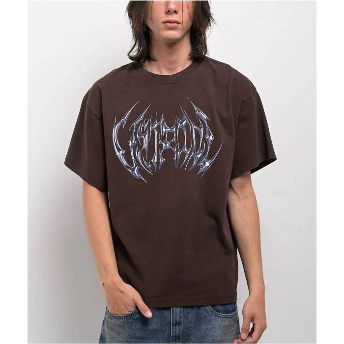 Vitriol 【 Rebuff Brown T-Shirt Men's Brown 】 茶色 ブラウン Tシャツ メンズ 茶色 ブラウン｜スニケス