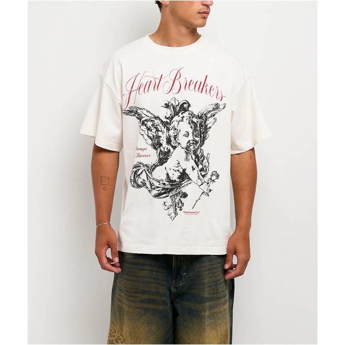 Heartbreakers Club 【 Forever White Heavyweight T-Shirt Men's Natural 】 白色 ホワイト Tシャツ メンズ ナチュラル|スニケス