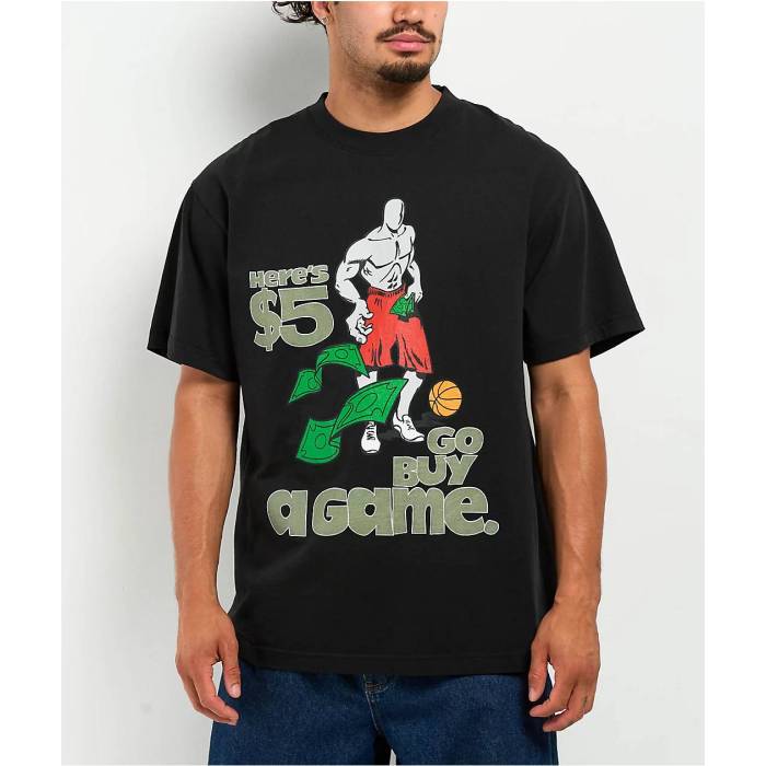 アンド壱 And1 【 Tt Buy Game Black T-Shirt Men\u0027s Black 】 Game 取り組み 黒いこと 黒いこと プルオーバー メンズ 黒いこと 黒いこと