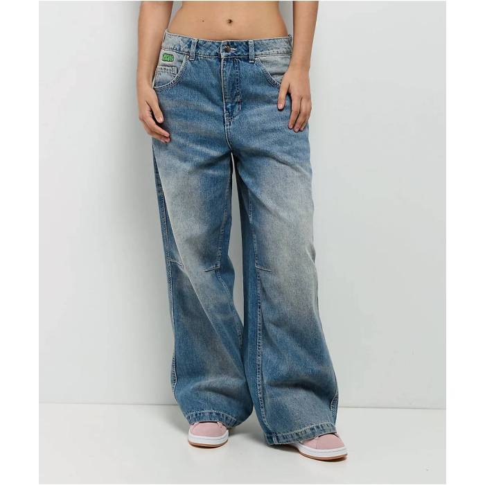 エンパイア Empyre 【 Extent Winnie Light Wash Wide Leg Jeans Women's Blue 】 ジーンズ レディース 青色 ブルー
