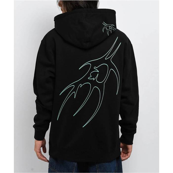 Ninth Hall 【 Fast Lane Black Hoodie Men's Black 】 ファスト 黒色 ブラック フーディー パーカー メンズ 黒色 ブラック
