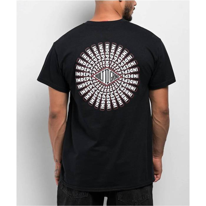 【★百貨店SALE★6/11十二時2時迄】Independent 【 Revolution Black T-Shirt Men\u0027s Black 】 大変革 黒いこと 黒いこと プルオーバー メンズ 黒いこと 黒いこと