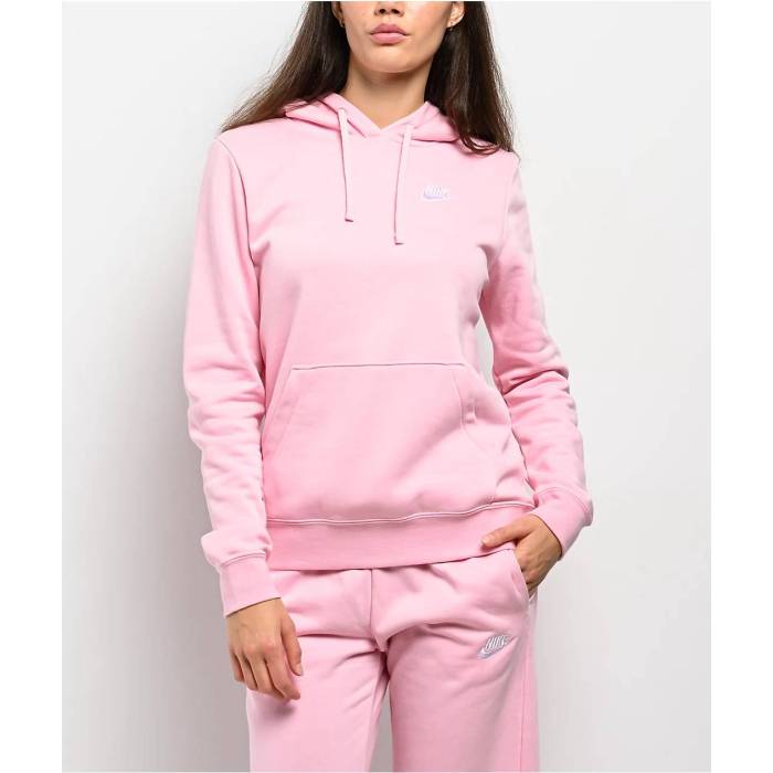 ナイキ Nike 【 Sportswear Club Fleece Pink Hoodie Women's Pink 】 クラブ フリース pink ピンク フーディー パーカー レディース pink ピンク|スニケス