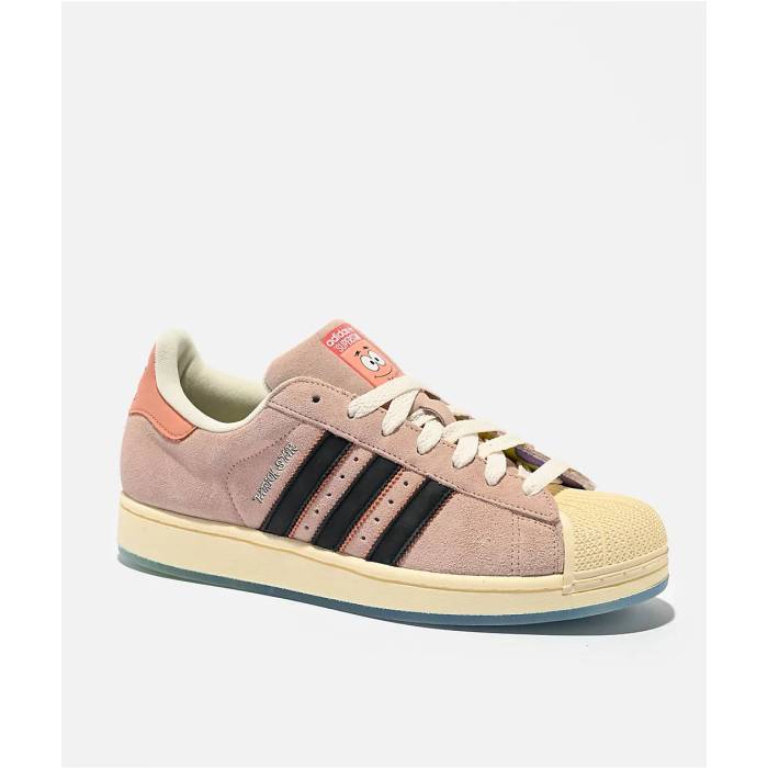 アディダス Adidas 【 X Spongebob Squarepants Superstar Adv Pink Shoes Men's Light Pastel Pink 】 スポンジボブ Superstar スーパースター pink ピンク シューズ 運動靴 メンズ pink ピンク