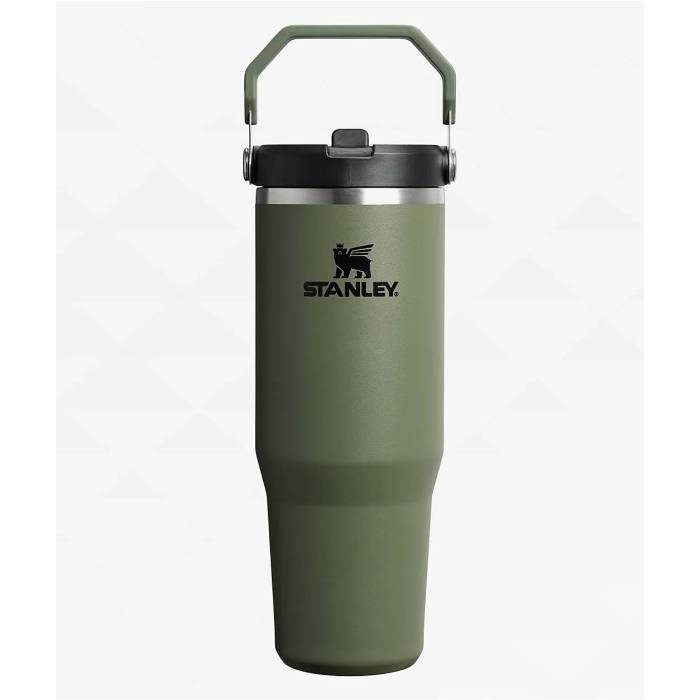 Stanley 【 Iceflow Flip Straw Dried Pine Tumbler 30Oz Men's Green 】 メンズ green 緑・グリーン