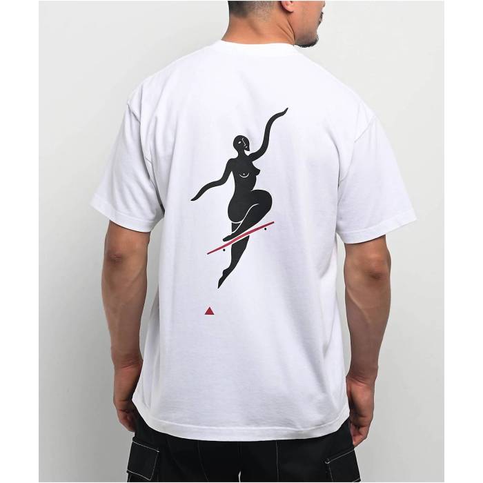 Polar Skate 【 Polar No Comply White T-Shirt Men\u0027s White 】 ポーラー 白いこと 白いこと プルオーバー メンズ 白いこと 白いこと
