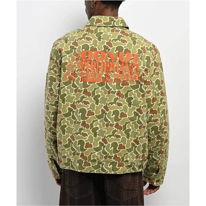 Donut 【 Performance Camo Mechanic Jacket Men's Camouflage 】 パフォーマンス カモ柄 Jacket ジャケット メンズ