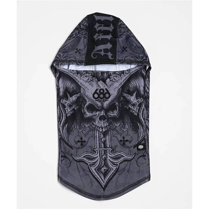 シックスエイトシックス 686 【 X Affliction Black Hinged Balaclava Men's Black 】 黒色 ブラック メンズ 黒色 ブラック｜スニケス
