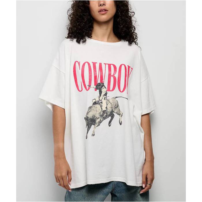 Zutter 【 Cowboy White T-Shirt Women\u0027s White 】 白いこと 白いこと プルオーバー レディース 白いこと 白いこと