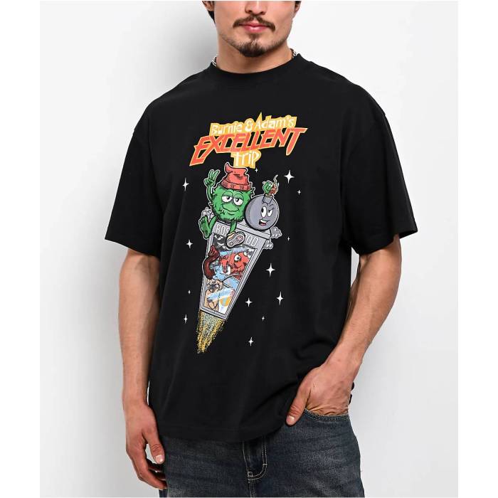 The High \u0026 Mighty 【 X Adam Bomb Wild Trip Black T-Shirt Men\u0027s Black 】 wild ワイルド 黒いこと 黒いこと プルオーバー メンズ 黒いこと 黒いこと