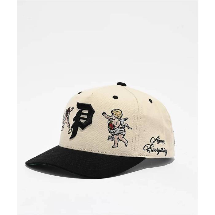 プリミティブ Primitive 【 Triumph A Frame Cream & Black Snapback Hat Men's Natural 】 クリーム 黒色 ブラック Snapback スナップバック バッグ メンズ ナチュラル|スニケス
