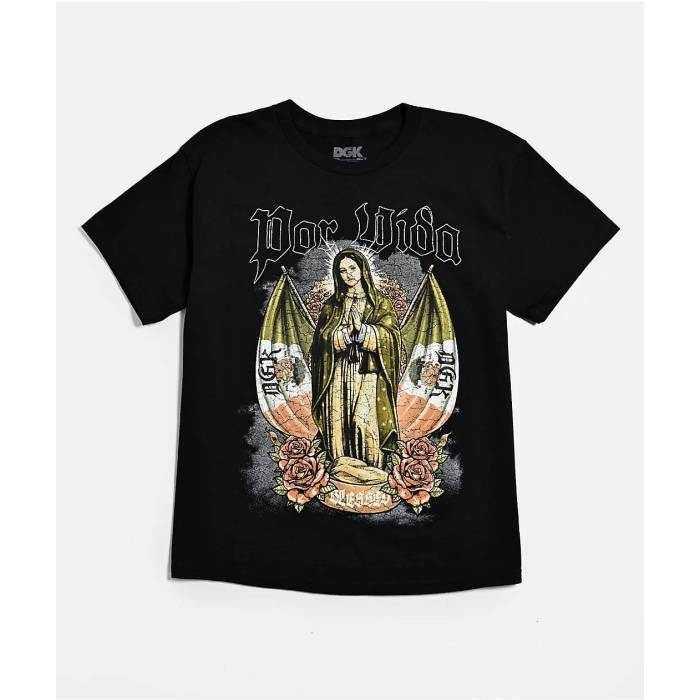 DGK Dgk 【 Kids Todos Black T-Shirt Kids\u0027 Black 】 黒いこと 黒いこと プルオーバー 黒いこと 黒いこと