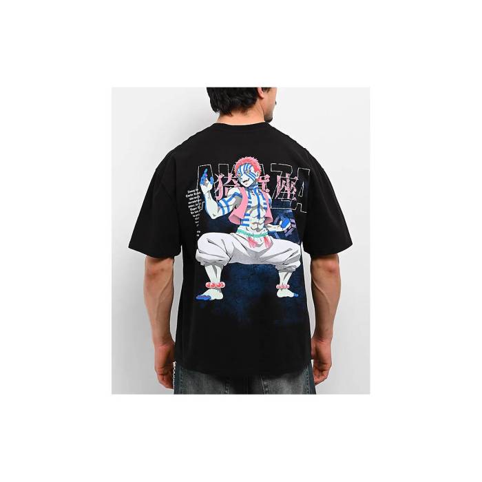 【Hypland】Hypland 【 X Demon Slayer Akaza Black T-Shirt Men's Black 】 黒色 ブラック Tシャツ メンズ｜スニケス