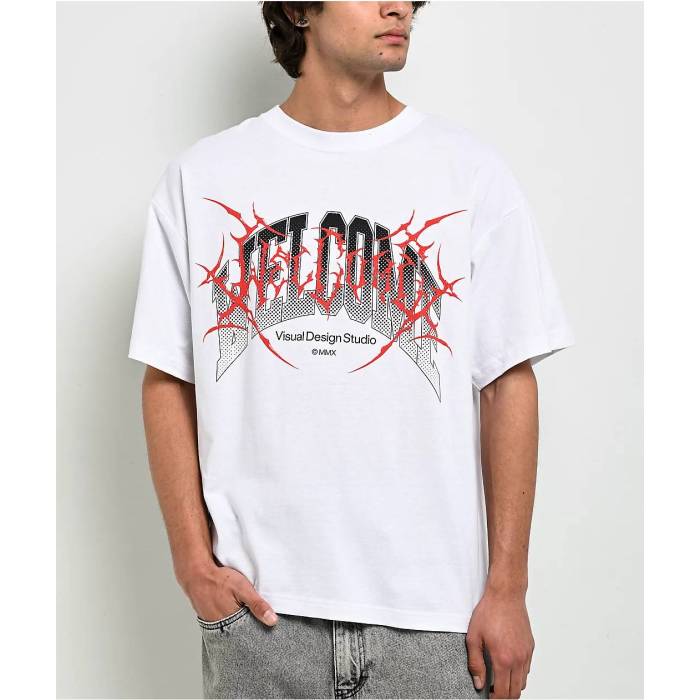 Welcome Skateboards 【 Welcome Coupled White T-Shirt Men's White 】 白色 ホワイト Tシャツ メンズ 白色 ホワイト|スニケス
