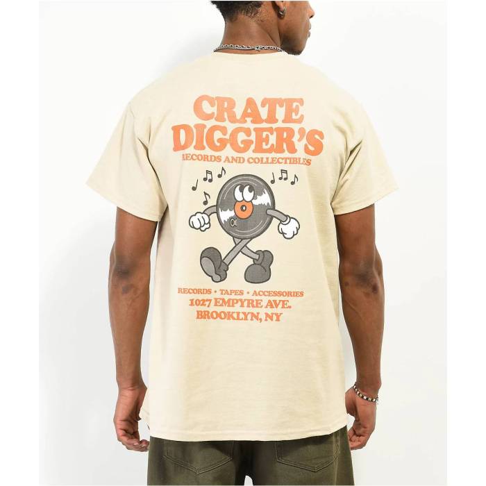 帝国 Empyre 【 Crate Diggers Sand T-Shirt Men\u0027s Black 】 砂色・沙子 プルオーバー メンズ 黒いこと 黒いこと