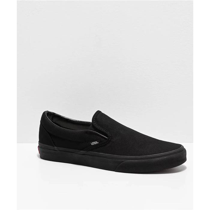 【★百貨店SALE★6/11真夜中2時迄】ヴァンズ Vans 【 Slip-On Monochromatic Black Skate Shoes Men\u0027s Black 】 slip-on スリッポン 黒いこと 黒いこと Skate 滑る シューズ 運動すること靴 メンズ 黒いこと 黒いこと