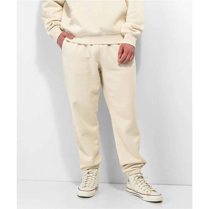 Ninth Hall Fundamentals 【 Cream Relaxed Sweatpants Men's Natural 】 クリーム ロングタイツ メンズ ナチュラル