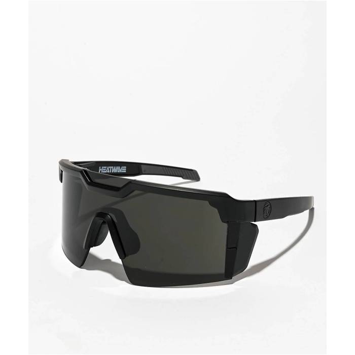 【★百貨店SALE★6/11真夜中2時迄】Heat Wave 【 Future Tech Z87 Black Sunglasses Men\u0027s Black 】 テック 黒いこと 黒いこと 黒眼鏡 メンズ 黒いこと 黒いこと