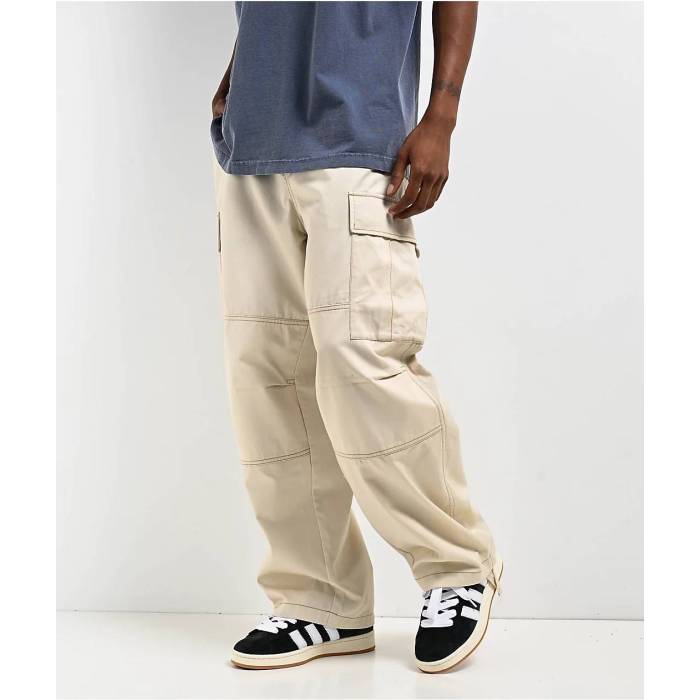 帝国 Empyre 【 Ultra Loose Natural Birch Cargo Skate Pants Men\u0027s Natural 】 ultra ウルトラ 自然的 積貨委託貨物 Skate 滑る メンズ 自然的