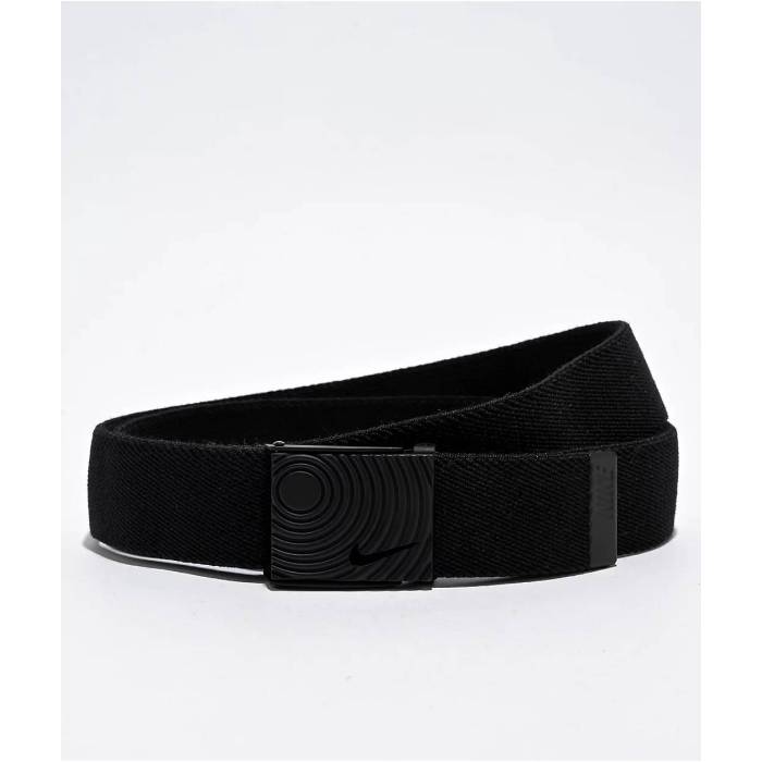 ナイキ Nike 【 Outsole Black Stretch Web Belt Men's Black 】 黒色 ブラック ベルト メンズ 黒色 ブラック