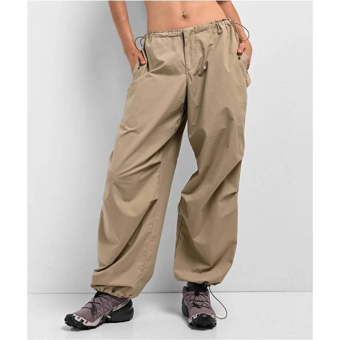 帝国 Empyre 【 Lola Tan Parachute Pants Women\u0027s Beige 】 レディース ベージュ