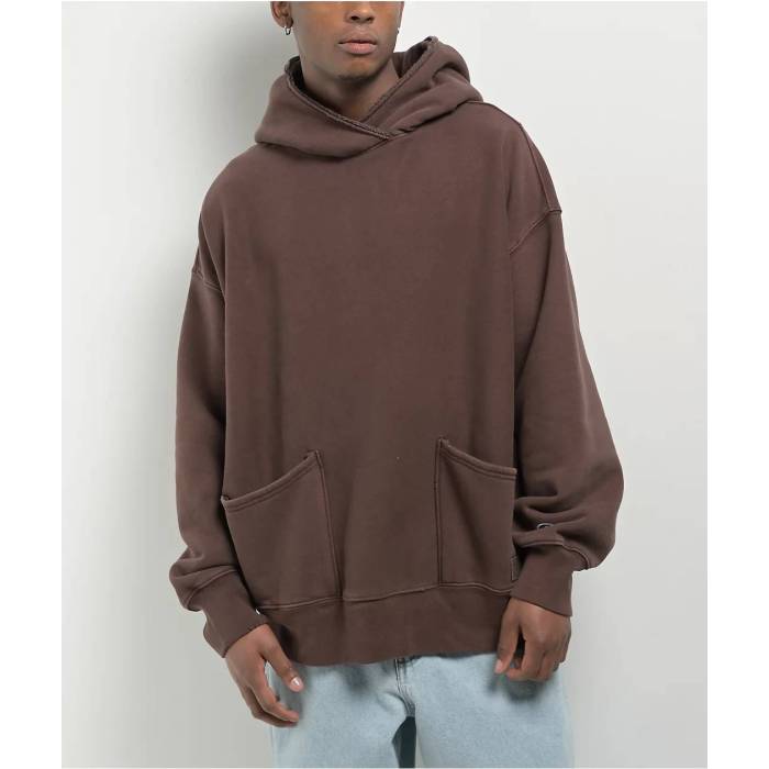 チャンピオン Champion 【 Reverse Weave Crossover Warm Chocolate Brown Vintage Dye Hoodie Men's Brown 】 リベンジ ウォーム 茶色 ブラウン vintage ビンテージ・ヴィンテージ フーディー パーカー メンズ 茶色 ブラ