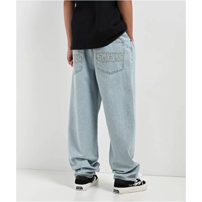 【★百貨店SALE★6/11真夜中2時迄】帝国 Empyre 【 Kids Sk8 Ultra Loose Fit Colby Light Blue Denim Skate Jeans Kids\u0027 Light Pastel Blue 】 ultra ウルトラ 青碧 青碧 ジーンズ Skate 滑る デニム 青碧 青碧