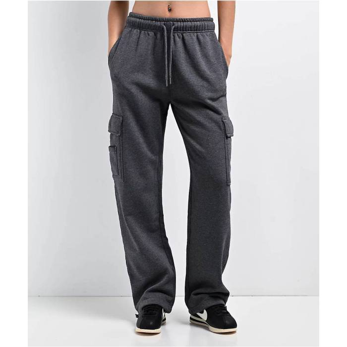 Ninth Hall Fundamentals 【 Koa Heather Grey Cargo Relaxed Sweatpants Women's - 】 heather ヘザー 灰色 グレー カーゴ ロングタイツ レディース NULL