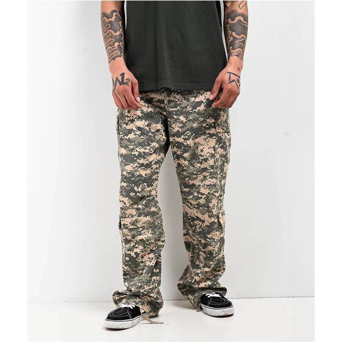 ロスコ Rothco 【 Vintage Paratrooper Acu Digital Camouflage Cargo Pants Men's Green 】 vintage ビンテージ・ヴィンテージ カーゴ メンズ green 緑・グリーン
