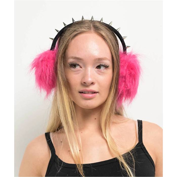エンパイア Empyre 【 Oshun Hot Pink & Black Earmuffs Women's Pink 】 pink ピンク 黒色 ブラック レディース pink ピンク