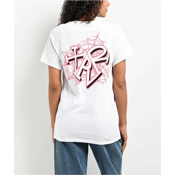 【★百貨店SALE★6/11真夜中2時迄】Xplr 【 Haunted Heart White T-Shirt Women\u0027s White 】 白いこと 白いこと ティーシャツ レディース 白いこと 白いこと